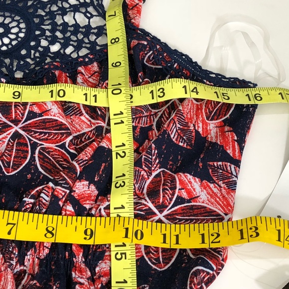 Teeze Me Crocheted Halter Maxi Dress Size M - Picture 7 of 8